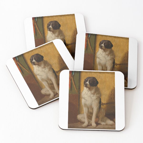 Item preview,  Jean-Leon Gerome -L’attente-Dog -St. Bernard designed and sold by TeeARTHY.