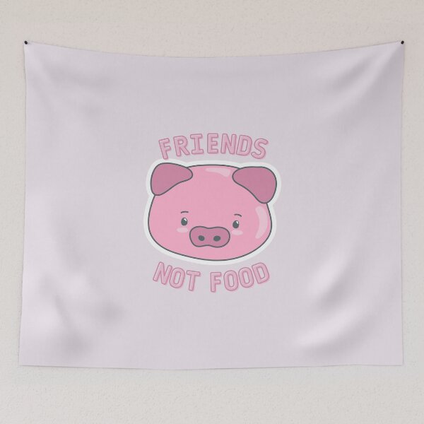 Item preview, Pigs are Friends not Food designed and sold by Lauraloris.