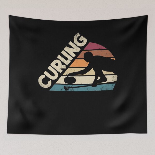 Item preview, Curlign Sport Curler Curling Player Silhouette designed and sold by ShopTheStyle.