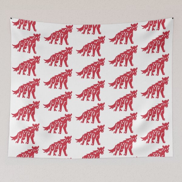 Item preview, Red Hyena Emblem designed and sold by Nealoc.