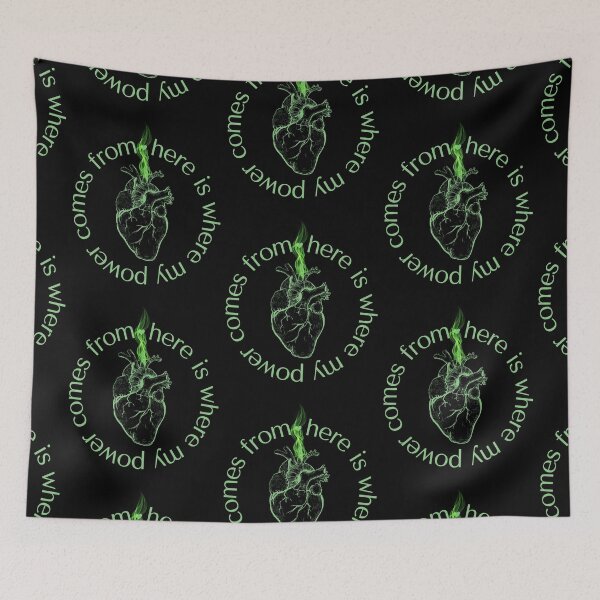 Item preview, Pastel Green Anatomical Heart Power Sticker designed and sold by MagicWolfStar.