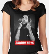 suicide boys Women's Fitted Scoop T-Shirt