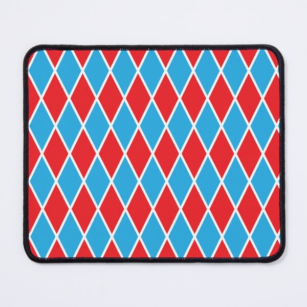 Item preview, Diamond Red Blue Pattern designed and sold by mantrasupply.