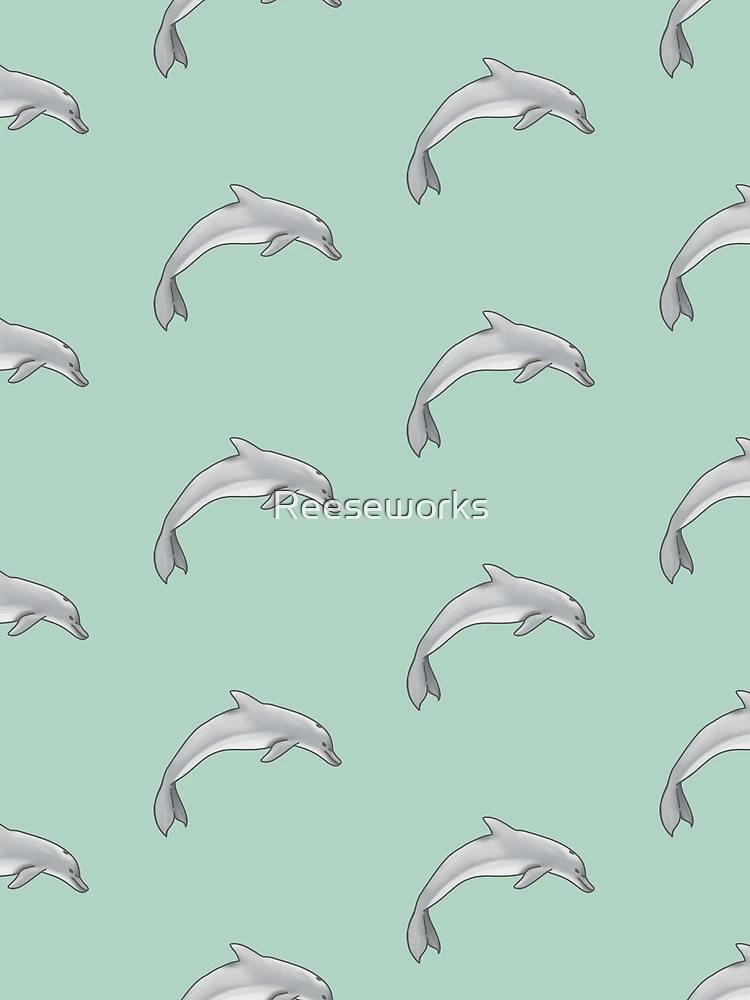 Thumbnail 3 of 3, Scarf, Dolphin designed and sold by Reeseworks.