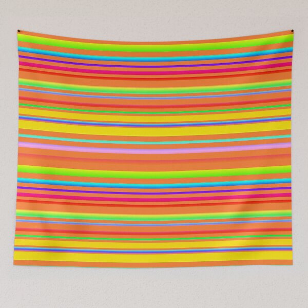 Item preview, Orange multicolor pattern | orange line pattern designed and sold by lausn.