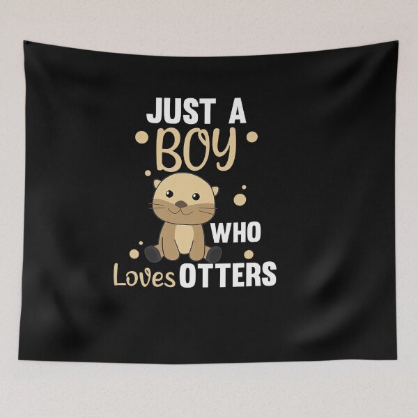 Item preview, JUST A WHO LOVES OTTERS CUTE OTTERS designed and sold by sobriowslen.