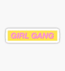 GIRL GANG YELLOW Sticker