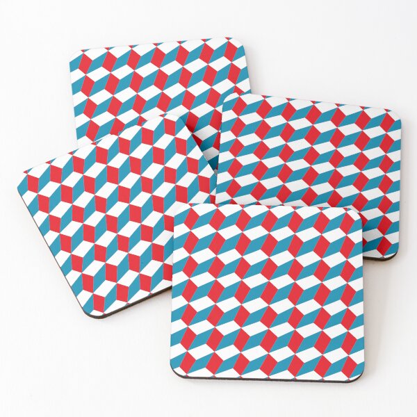 Item preview, Beautiful Patterns - Cubisimo - Optical Illusion designed and sold by Boogosh.