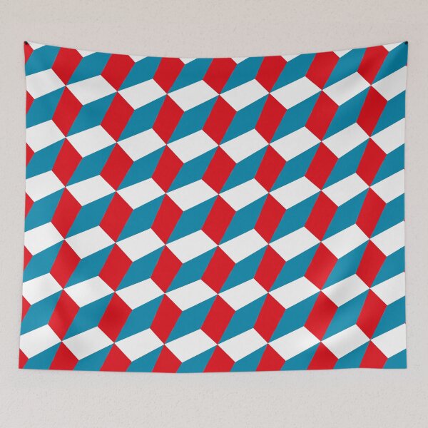 Item preview, Beautiful Patterns - Cubisimo - Optical Illusion designed and sold by Boogosh.