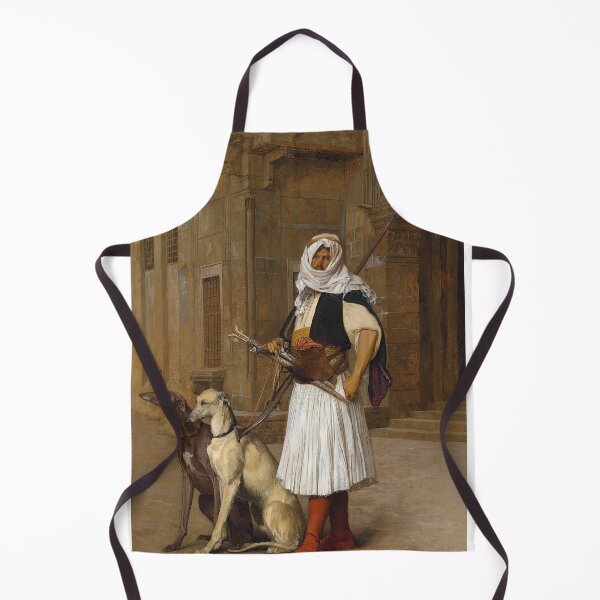 Item preview, Jean-Leon Gerome -Arnaut and two Whippets -Arnaute with two whippet dogs designed and sold by TeeARTHY.