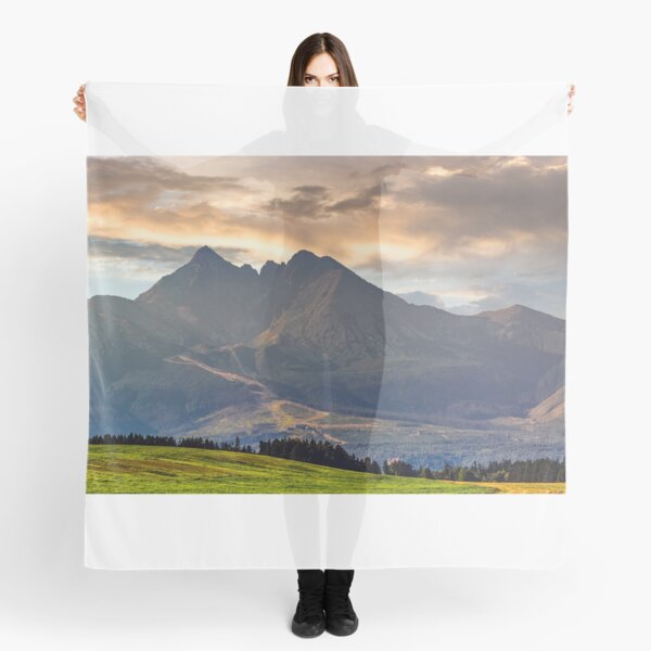 rural field in Tatra mountains Scarf