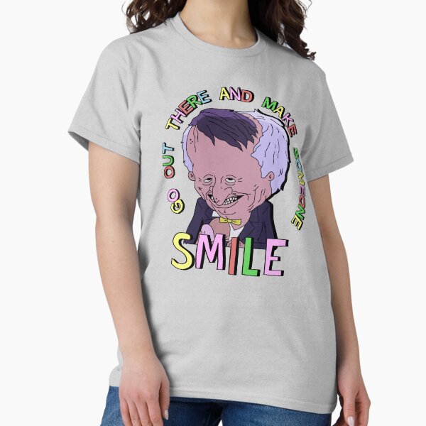 Vista previa del artículo con la obra «Sal y haz sonreír a alguien (amigos sonrientes)», diseñado y vendido por sushibeans.