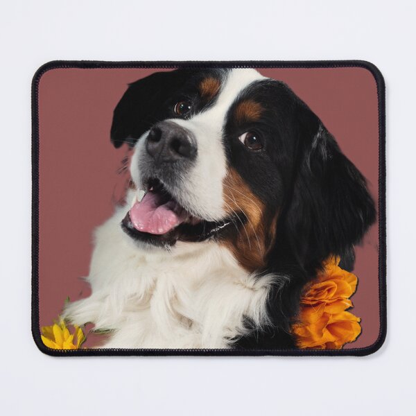 Item preview, Happy Dog Wears Flowers designed and sold by URbeloved-art.