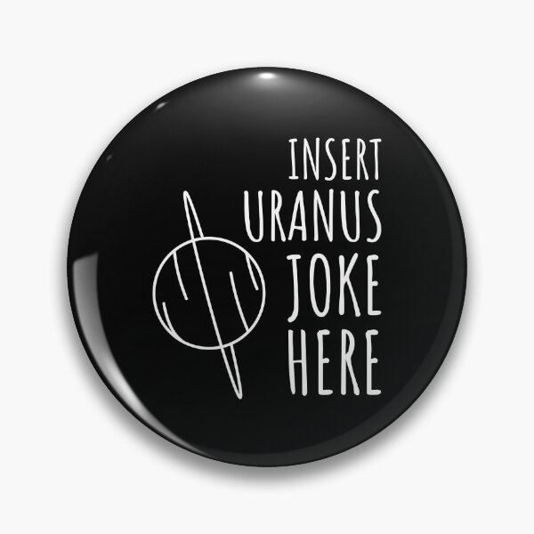 Item preview, Insert Uranus Joke Here | Planet Uranus (WHITE DESIGN) designed and sold by EleannaInSpace.