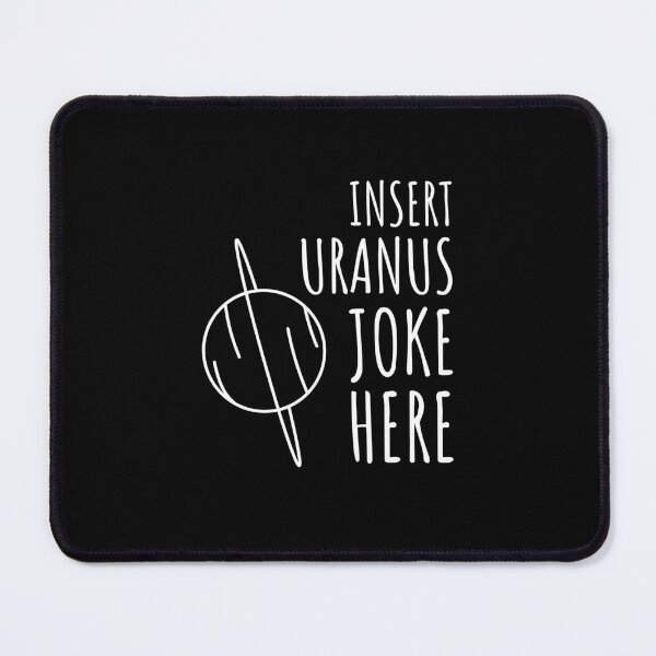 Item preview, Insert Uranus Joke Here | Planet Uranus (WHITE DESIGN) designed and sold by EleannaInSpace.