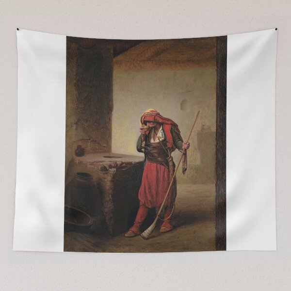 Item preview, Jean-Leon Gerome -Arnaut Drinking  designed and sold by TeeARTHY.