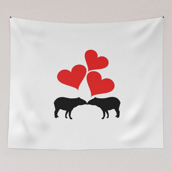 Item preview, Hearts & Tapirs designed and sold by DelirusFurittus.