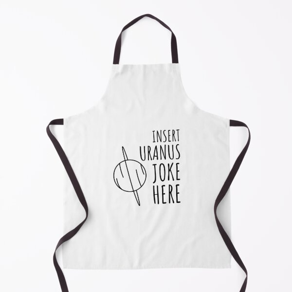 Item preview, Insert Uranus Joke Here | Planet Uranus (BLACK DESIGN) designed and sold by EleannaInSpace.