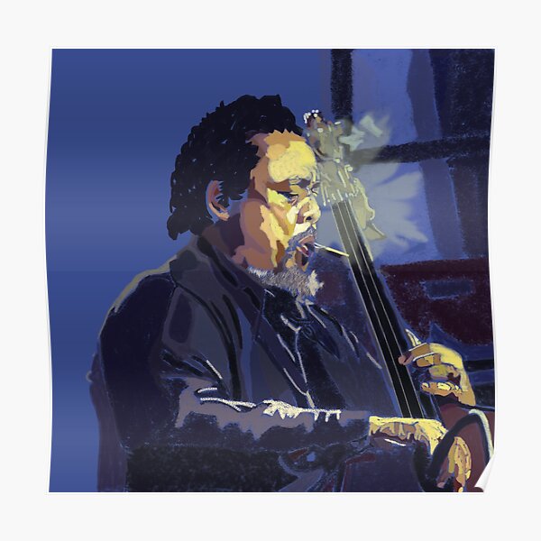 Charles Mingus Illustration Poster