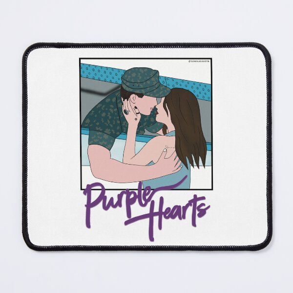 Item preview, Purple Hearts - Cassie and Luke designed and sold by Carota Store.