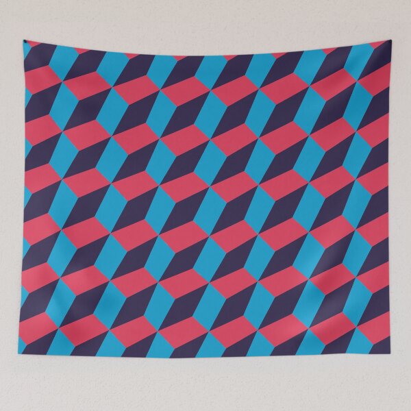 Item preview, Beautiful Patterns - Cubisimo - Optical Illusion designed and sold by Boogosh.