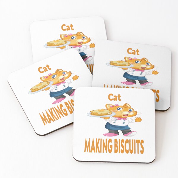 Item preview, Cat Making Biscuits designed and sold by NAIMe-stor10.