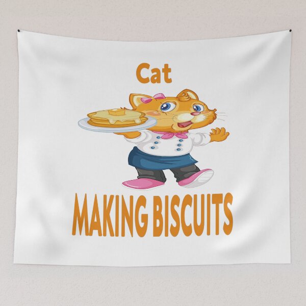 Item preview, Cat Making Biscuits designed and sold by NAIMe-stor10.