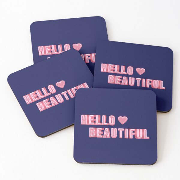 Item preview, Hello Beautiful 2 - Quote in Sans Serif Calligraphy Typography  designed and sold by Cawaiico.