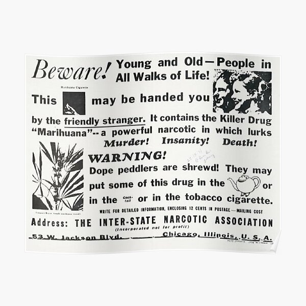 Weed beware Poster