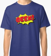 Geek, Nerd, Cartoon Shape Classic T-Shirt