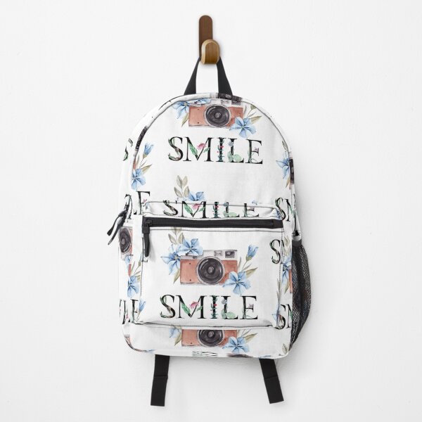 Item preview, Retro Blue Flower Camera - Smile! designed and sold by CreativNode.