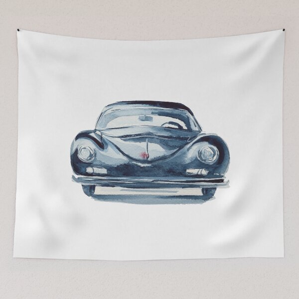 Item preview, Retro car painted in watercolor designed and sold by LiliyaSavelieva.