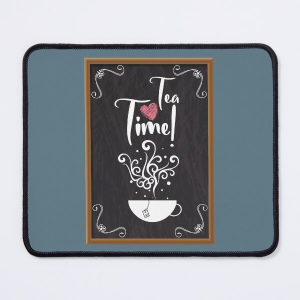 Item preview, Tea Time Framed in Cafe Chalkboard designed and sold by Jennykies.