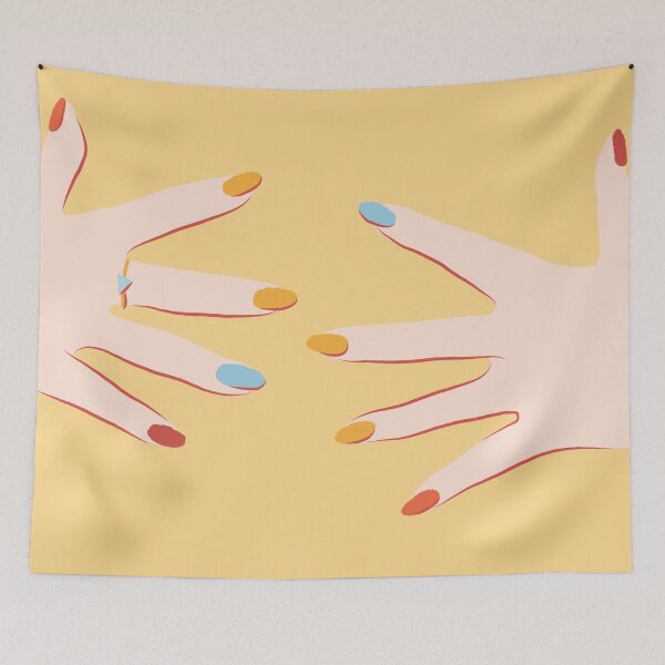 Item preview, hands with a bright manicure designed and sold by Kosinskaya.