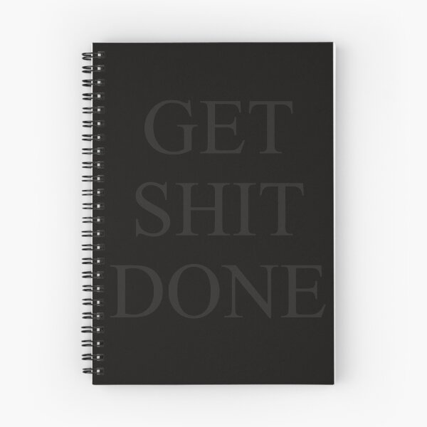 Item preview, Get Shit Done Black on Black designed and sold by divinefemme.
