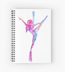 Aerial silks Love Spiral Notebook