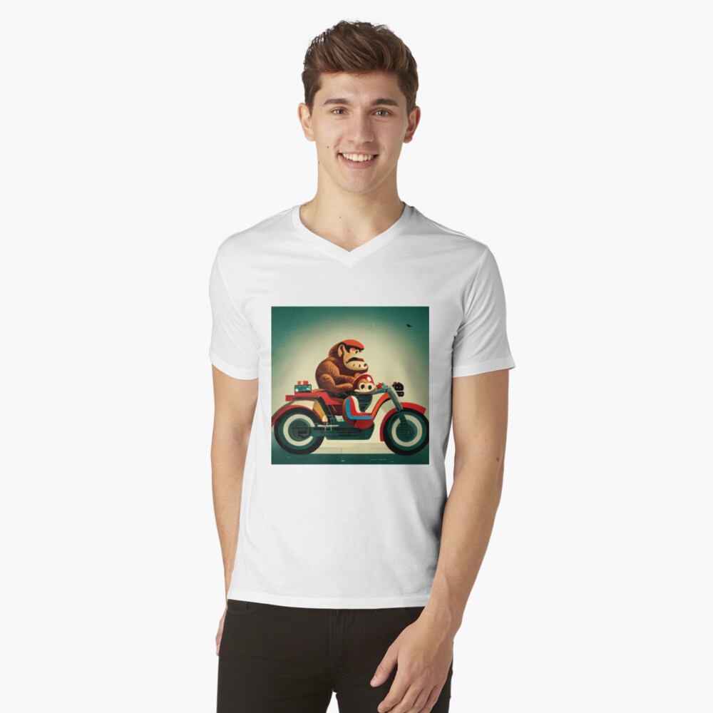 Donkey Kong & Mario bikers Classic T-Shirt by The-Diamond-Art