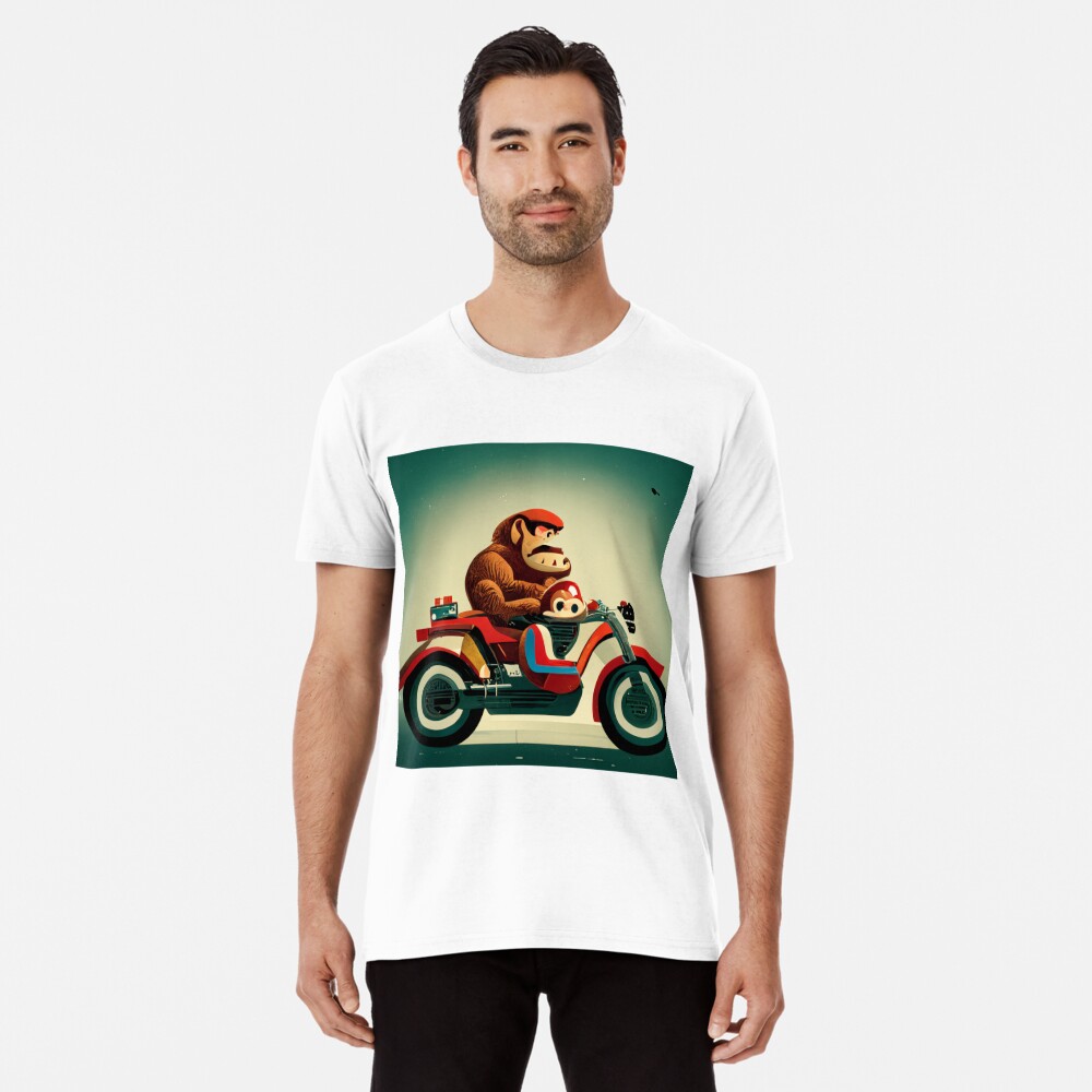 Donkey Kong & Mario bikers Classic T-Shirt by The-Diamond-Art