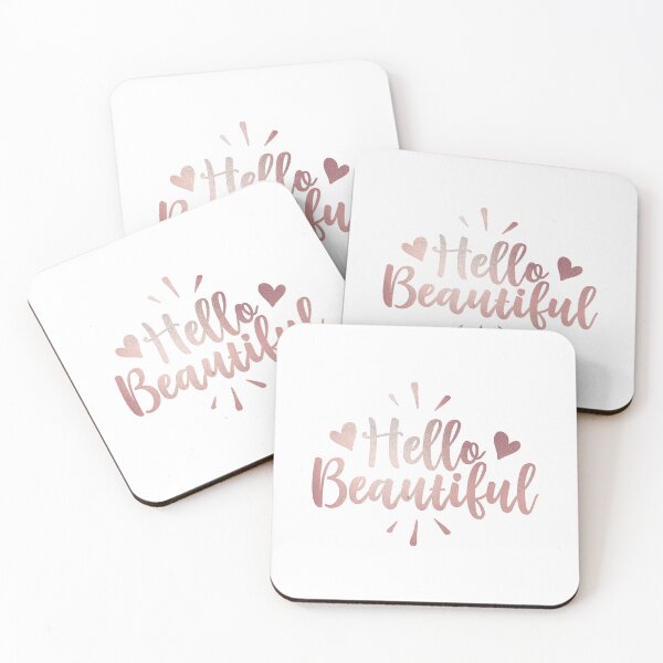 Item preview, Hello Beautiful 3 - Quote in Script Calligraphy Typography  designed and sold by Cawaiico.