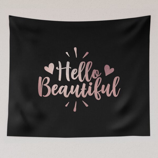 Item preview, Hello Beautiful 3 - Quote in Script Calligraphy Typography  designed and sold by Cawaiico.