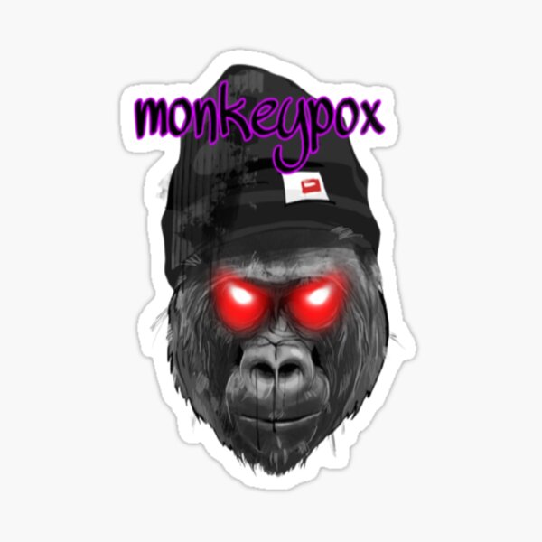 "monkeypox" Sticker for Sale by Alaaoscar11 Redbubble