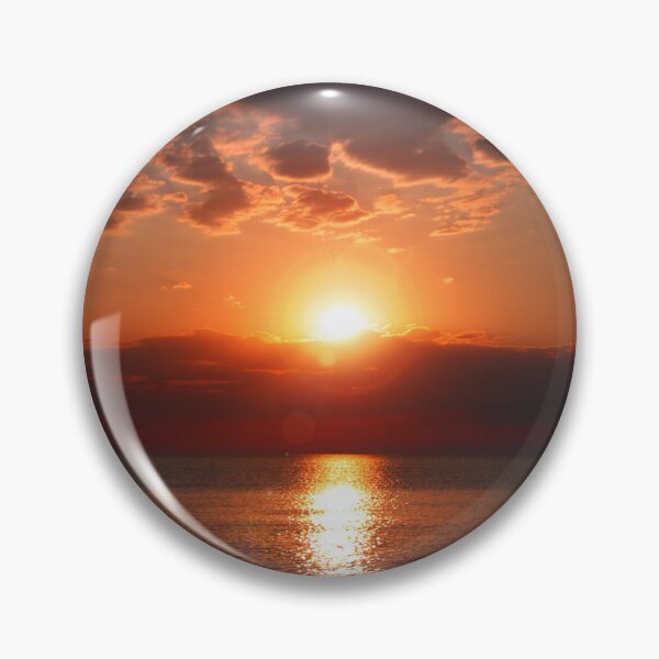 Item preview, Brilliant Sunset Over The Ocean designed and sold by Taceo10.