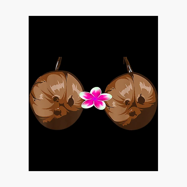 Funny Coconut Summer Coconuts Bra Funny Halloween Summer Sticker for Sale  by quickhandlebar5