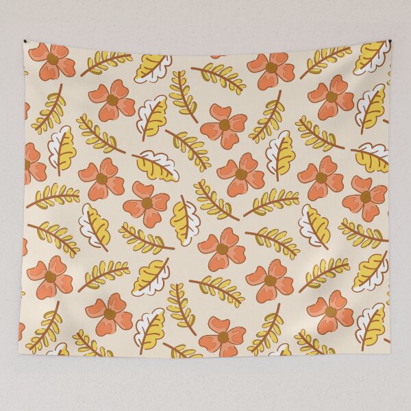 Item preview, DesignedByEve - Peachy flowers and yellow leaves designed and sold by Eve :).