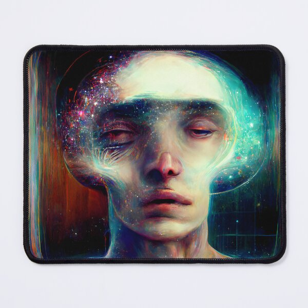 Item preview, Transcendent Consciousness Abstract Portrait designed and sold by MythicPrompts.