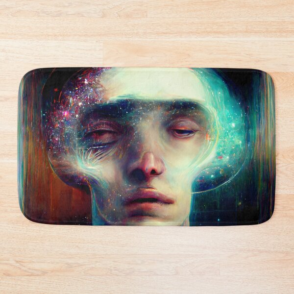 Item preview, Transcendent Consciousness Abstract Portrait designed and sold by MythicPrompts.