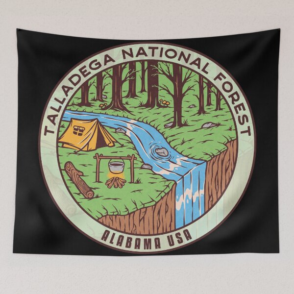 Item preview, Talladega National Forest River Camp designed and sold by JordanHolmes.