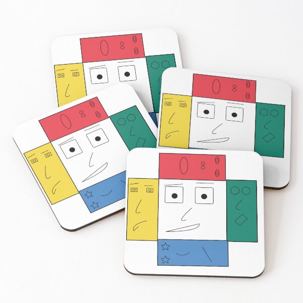 Item preview, Quest Squares Faces designed and sold by weirdandstrange.