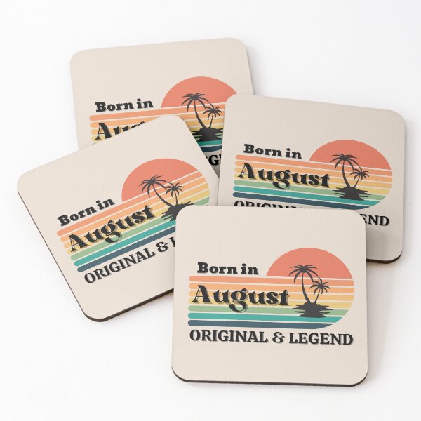 Item preview, Born in August ORIGINAL & LEGEND designed and sold by akaiawa.