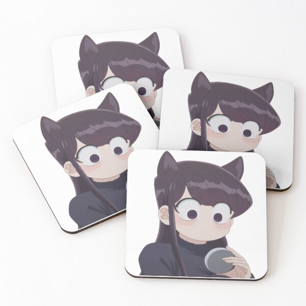 Item preview, Komi Shouko with cat ears (Komi-san Can't Communicate) designed and sold by Taylor Griffith.